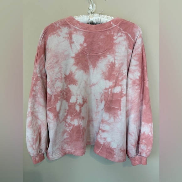 REBECCA MINKOFF Tie-Dye Print Crew Neck Sweatshirt Size: S - Picture 9 of 10